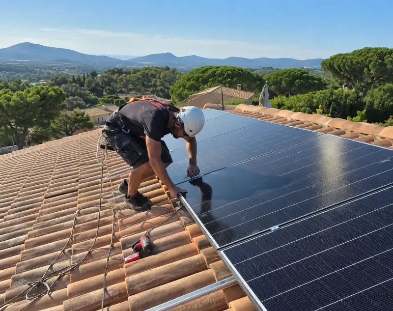 Installateur panneaux solaires Villeneuve-lès-Avignon — pose photovoltaïque sur toiture