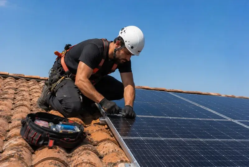 Maintenance et monitoring de panneaux solaires à Villeneuve-lès-Avignon