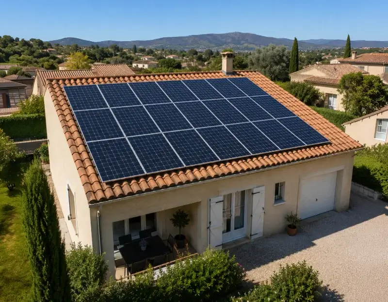 Prime à l'autoconsommation panneaux solaires Villeneuve-lès-Avignon — aide financière de l'État